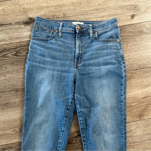 Madewell Curvy High-Rise Skinny Crop Jeans in Lander Wash Size 31 - Picture 6 of 12